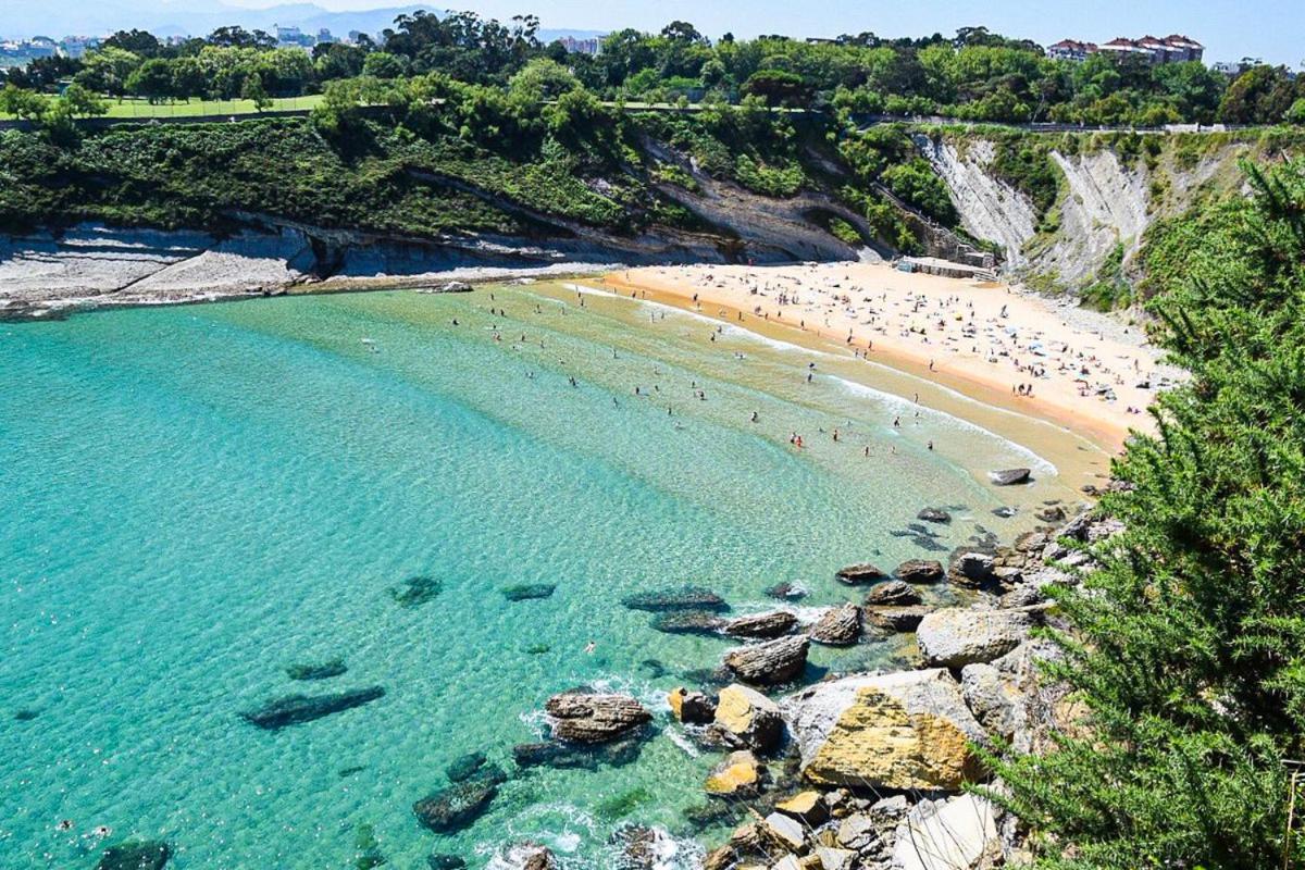 Apartamento Valdenoja Playa Sardinero Santander Bagian luar foto